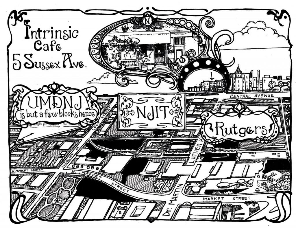 Cafe Map by Amanda Wood